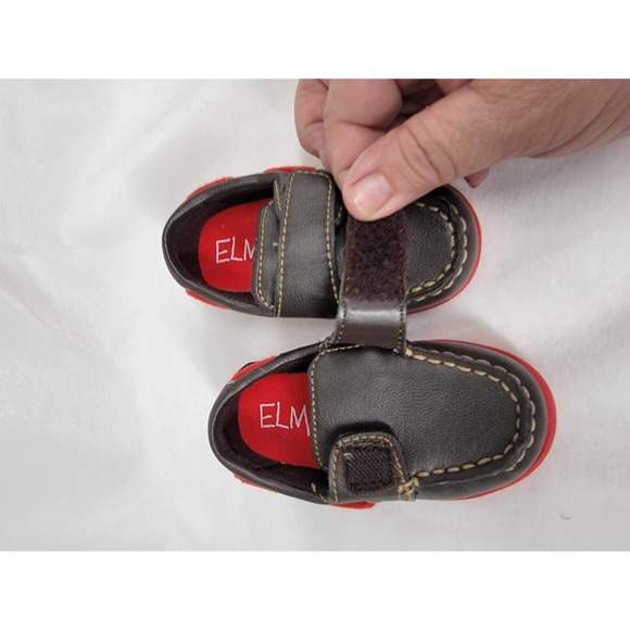 NWOB Sesame Street Elmo Baby Boy Moccasins Size 4 - Picture 5 of 8